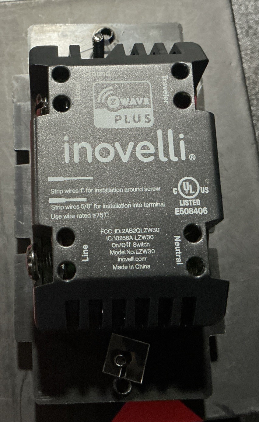 New Inovelli Z-Wave Plus On/Off Switch LZW30 Sealed