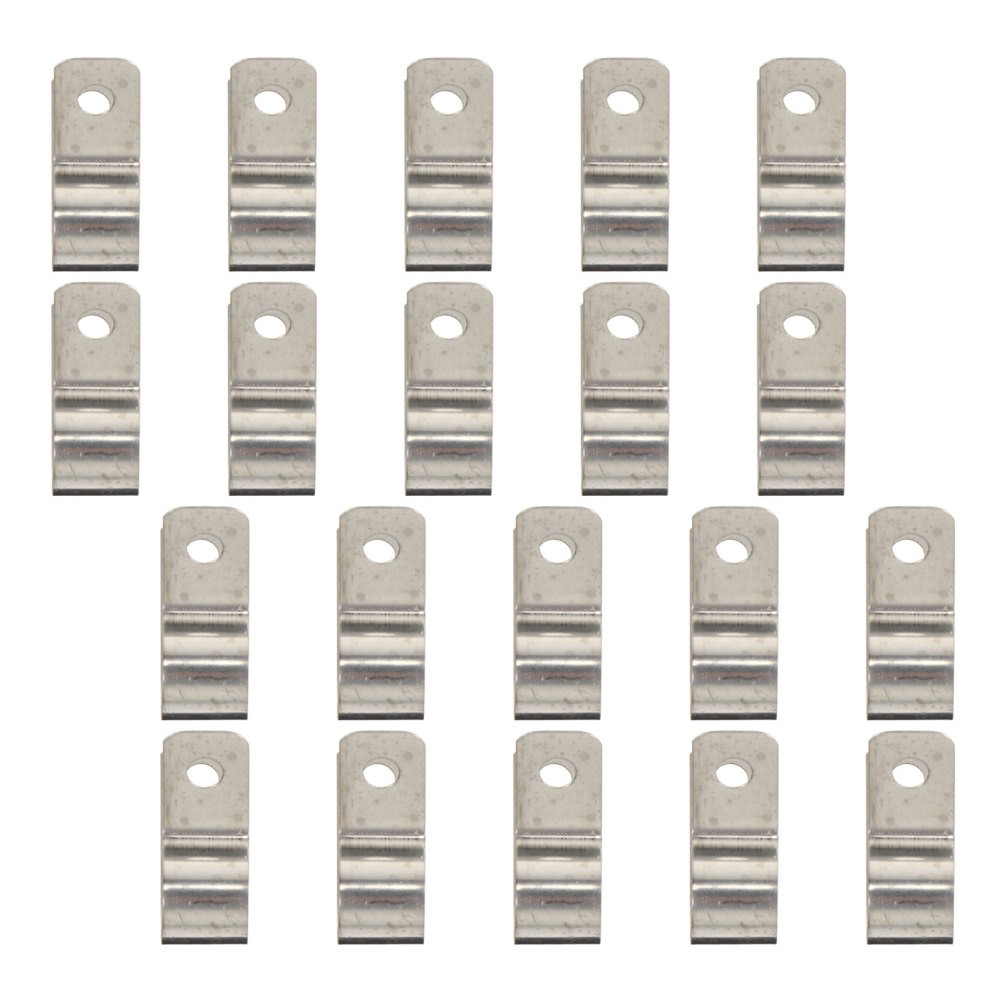 100pcs Wire Screw Clamps 10mm R-Type Cable Clips For Hanging String Lights Wire