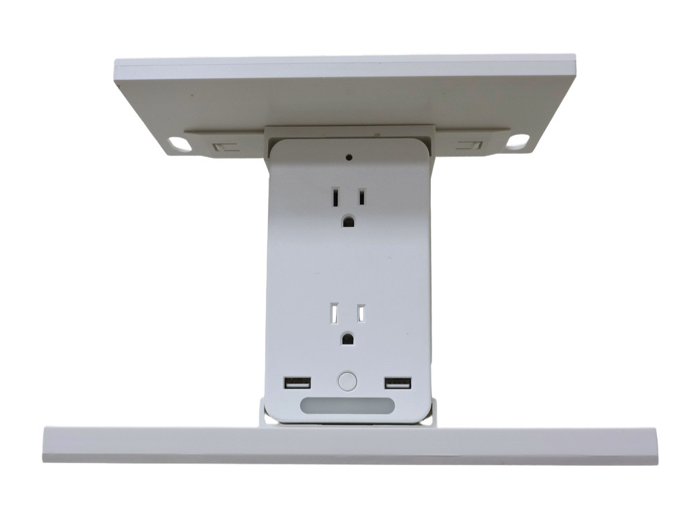 Sharper Image Socket Shelf Ultra White