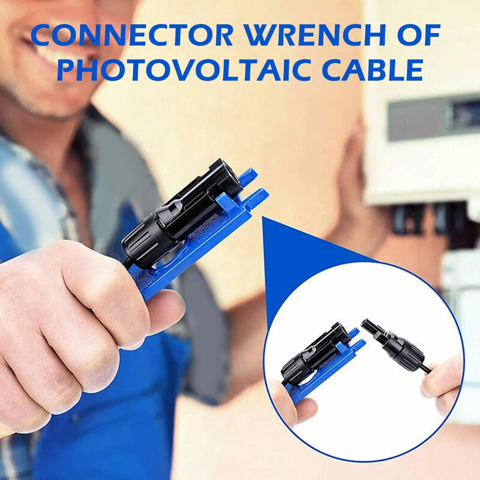 2 PCS MC4 Solar Panel Connector Disconnect Tool Spanners Wrench ABS Plastic Pock
