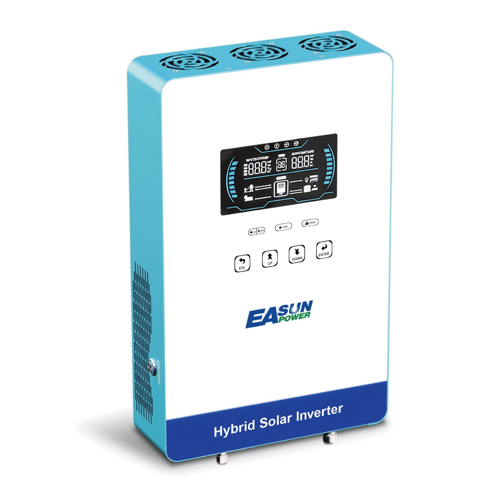 4KW 24V Solar Inverter Hybrid Off Grid 140A MPPT Pure Sine Wave | PV Input 5600W