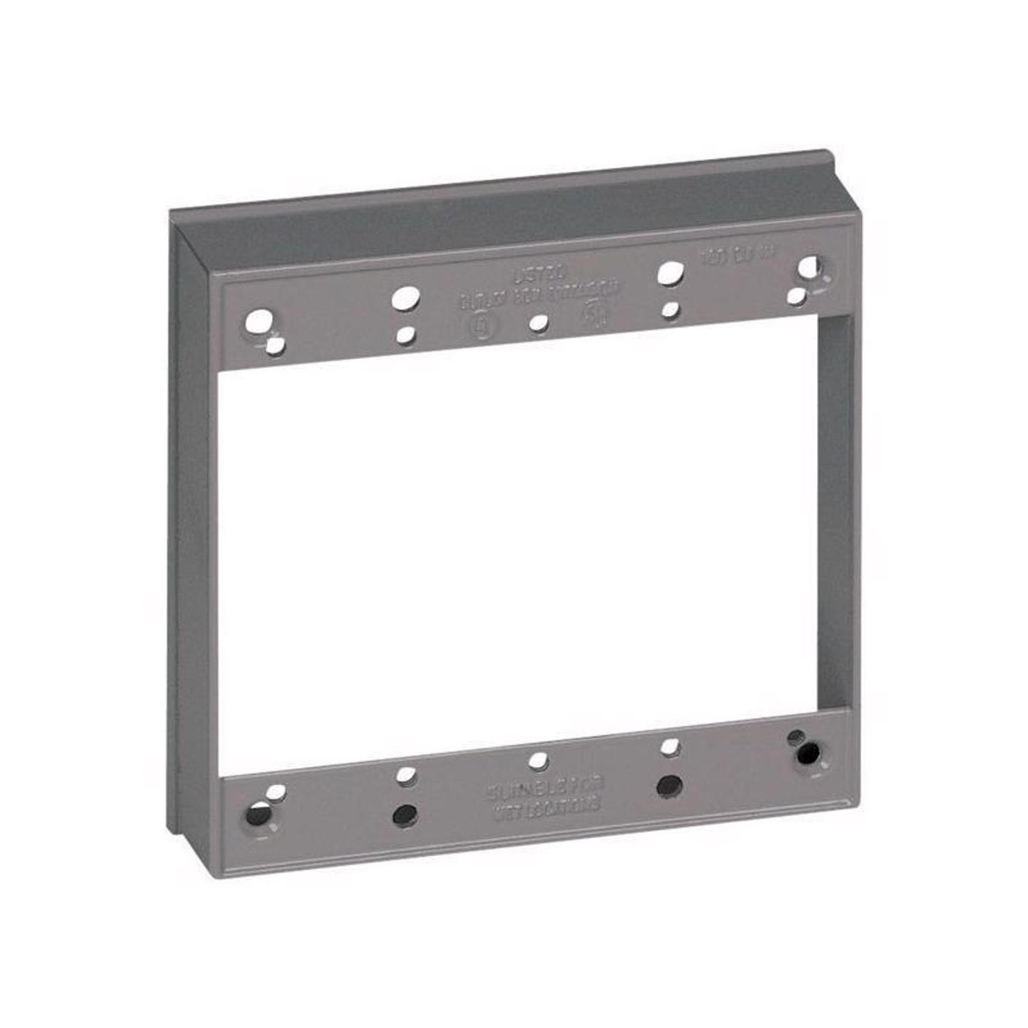 Sigma Electric 14323 Gray Square Weather Resistant Extension Ring 4-5/8 H in.