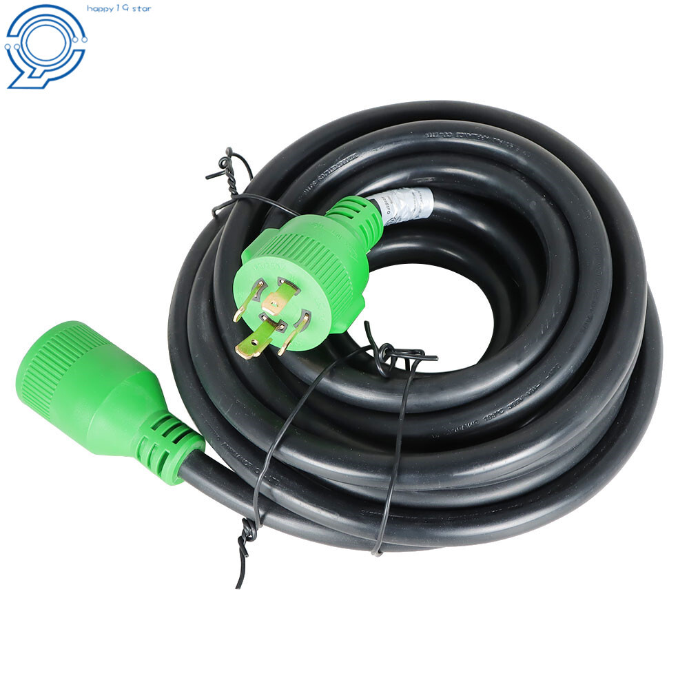 30 Amp 25 Feet Heavy Duty Generator Power Cord NEMA L14-30P/R 4×10 Gauge 7500W