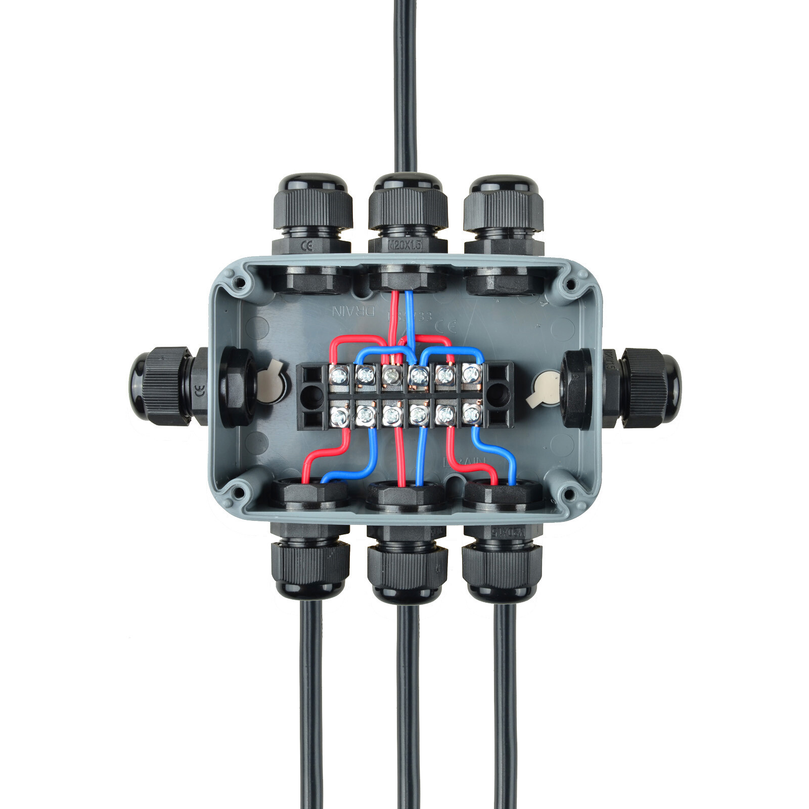 Waterproof Junction Box Project Case Waterproof ABS Durable Electrical Enclosure