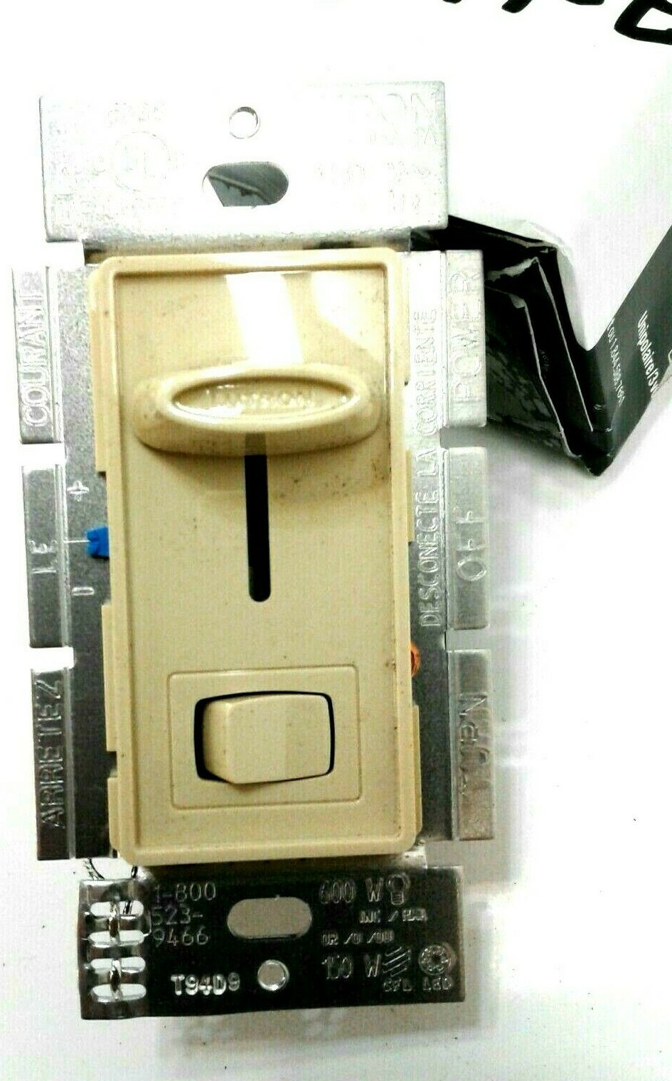 LUTRON ARIADNI SCL-153P-IV Single Pole 3 Way Dimmable CFL LED Dimmer