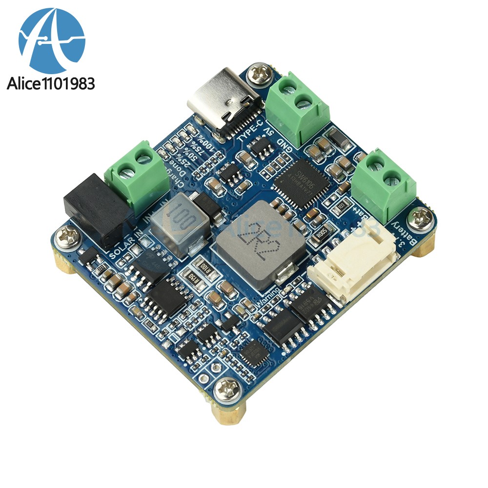 6-24V Solar Panel Power Management Module 5V 3A Supports MPPT, PD QC FCP SFCP