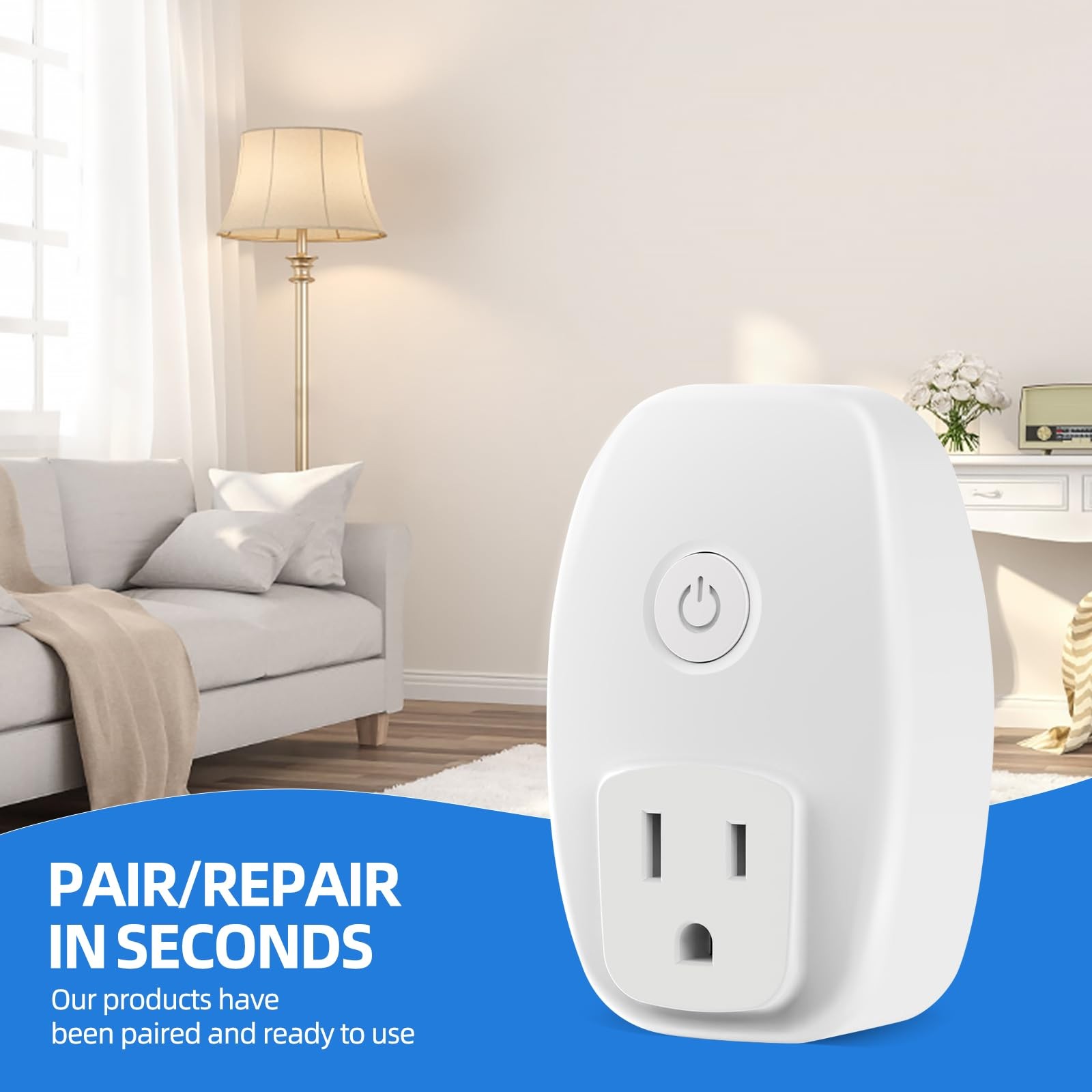 Indoor Remote Control Outlet Plug, Wireless Light Switches, 100ft Range Remot…