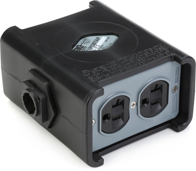 Pro Co ACPT1POBTAPA-F2 True1-in Loop-thru Dual Duplex Portable Outlet Box