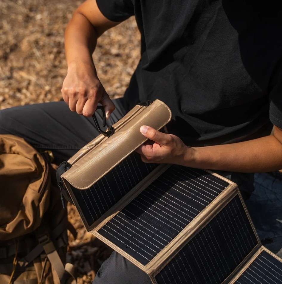 4 Panel Solar Charger V2-Capture power anywhere to charge your gear.