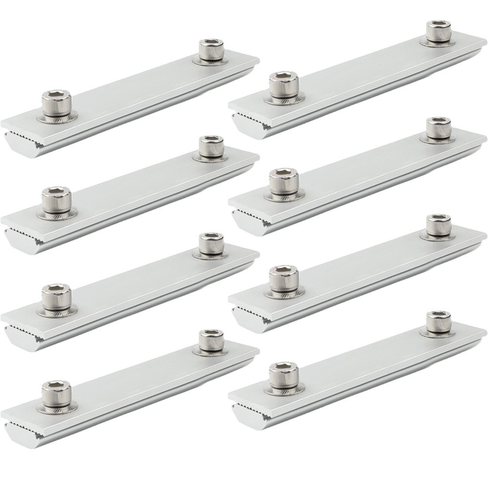 Aluminium Alloy Solar Guide Rail Connector Photovoltaic Support
