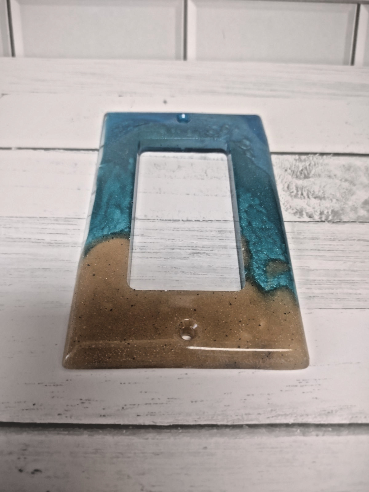 Custom Resin BEACH Light Switch Cover/Outlet Wall Plate Set of 3-CAN CUSTOM MAKE