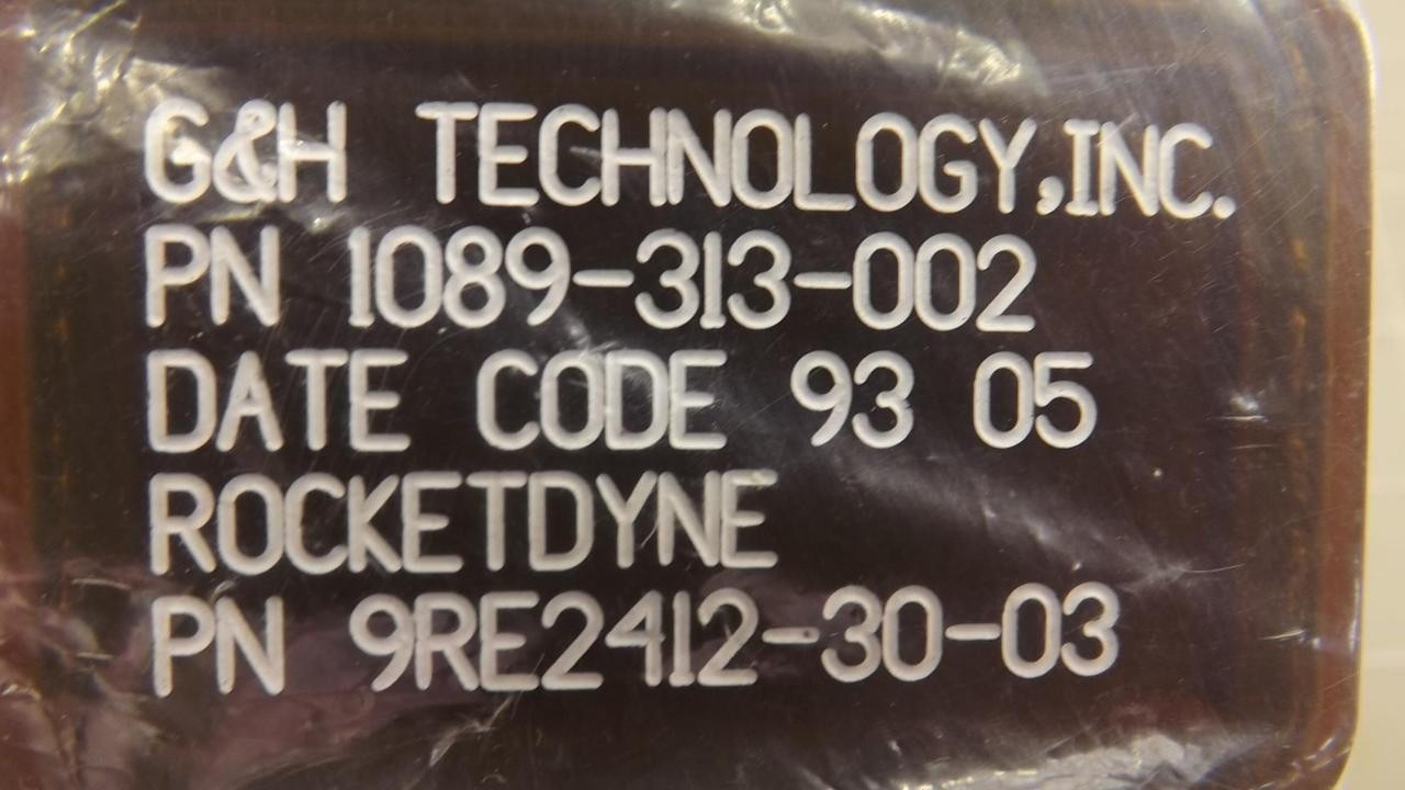 G&H TECHNOLOGY 1089-313-002 9RE2412-30-03 CONNECTOR PLUG T34163