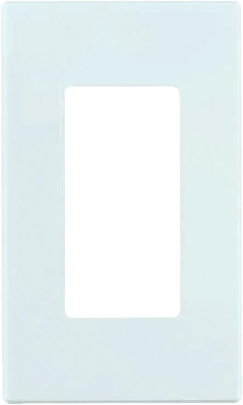 New Leviton 20pk Screwless Decora Wall Plates White Polycarbonate Snap-On Design