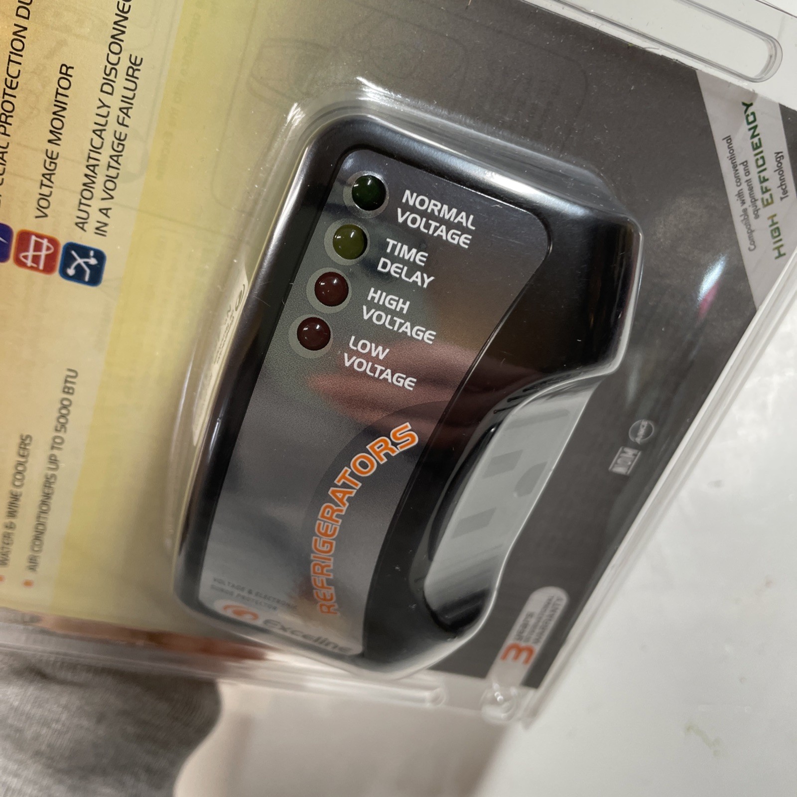 NEW Exceline Electronic Surge Protector for Refrigerator/Freezer/Air Conditioner