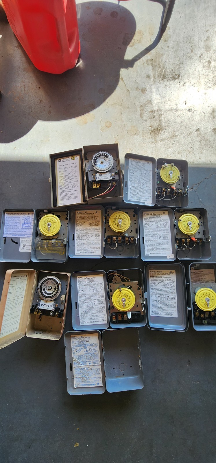 Lot Of 8 Intermatic& GE Timer Programmable Electronic 120-277Vac NEW