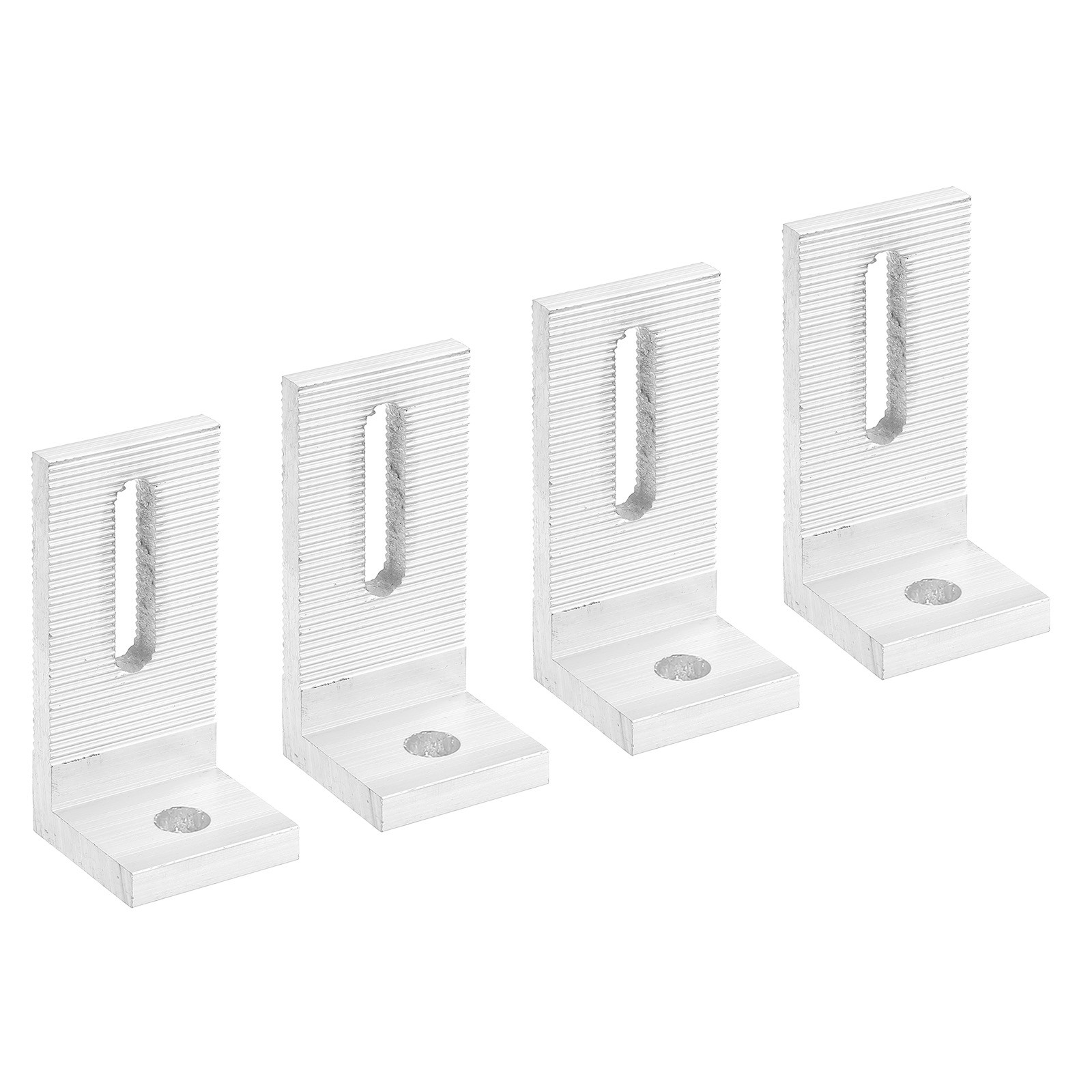 Solar Panel Mount Brackets Aluminum Alloy 8mm Diameter Pack of 4