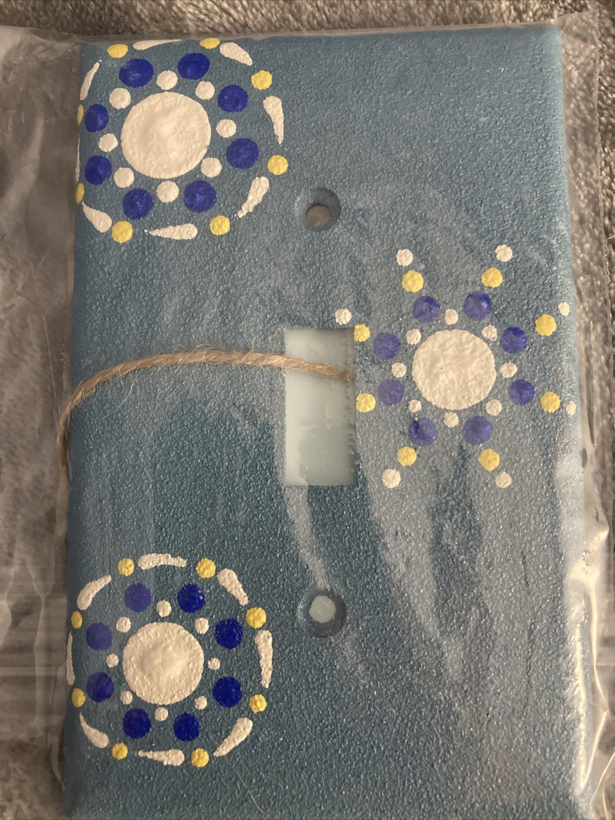 Uniquely Hand painted Outlet Cover! Bedroom/bathroom/ Any Room! Oversized