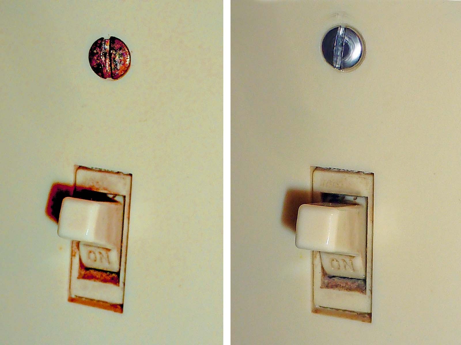 Switch Plate and Outlet Plate Screws • 18 Pieces No Rust Stainless Steel