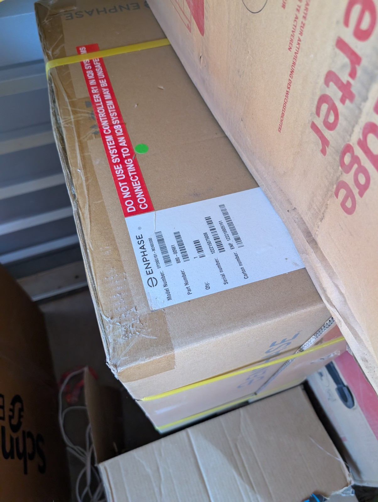 Enphase EP200G101-M240US00 Battery Gray 880-00981 Home Energy Storage Backup