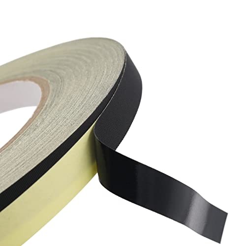 Black Electrical Insulating Cloth Tape 0.3in x 100ft (x 30M) Acetate 8mm