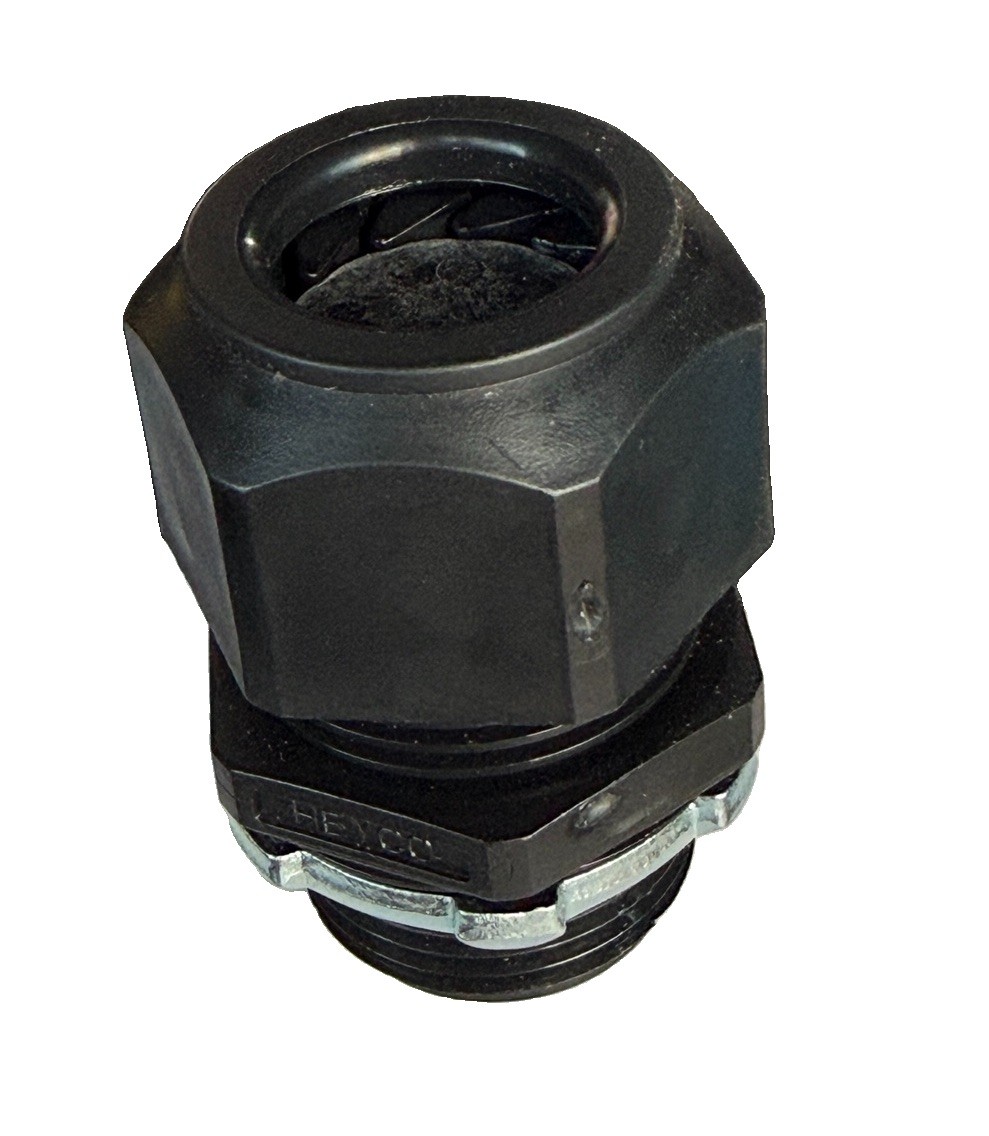 Genuine Heyco 3/4” NPT Nylon CGB Connector Liquid Tight W/ Lockring (pack Of 10)