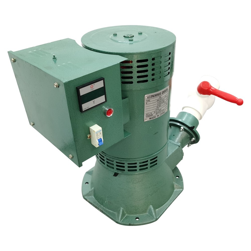 220V Single-phase Hydrogenerator 5KW Excitation Water Pelton Turbine 6″-15.7″