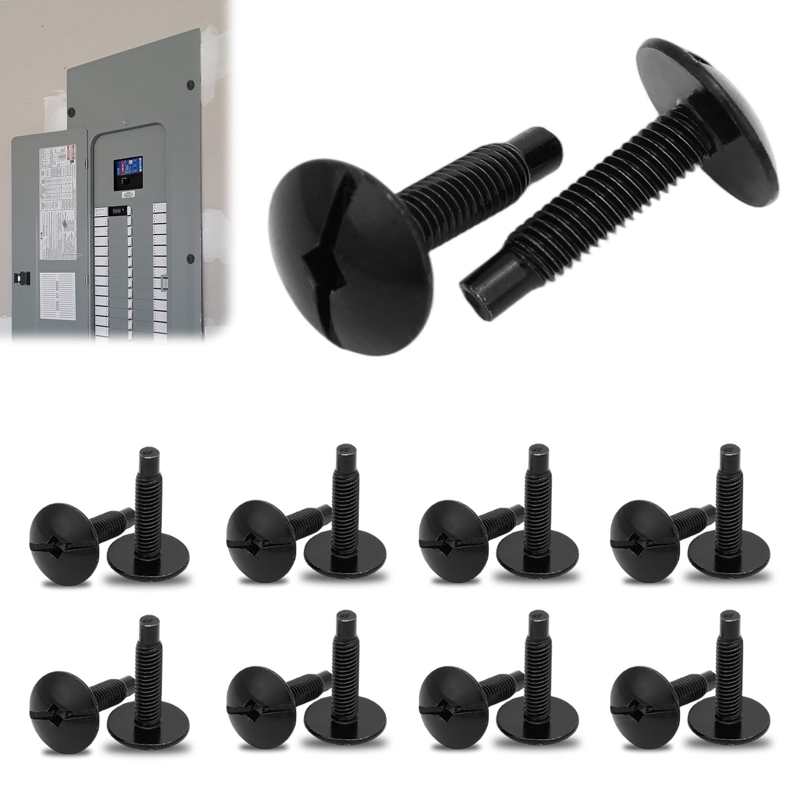 18pcs Load Center Cover Screws, Durable Electrical Panel Screws Compatible wi…