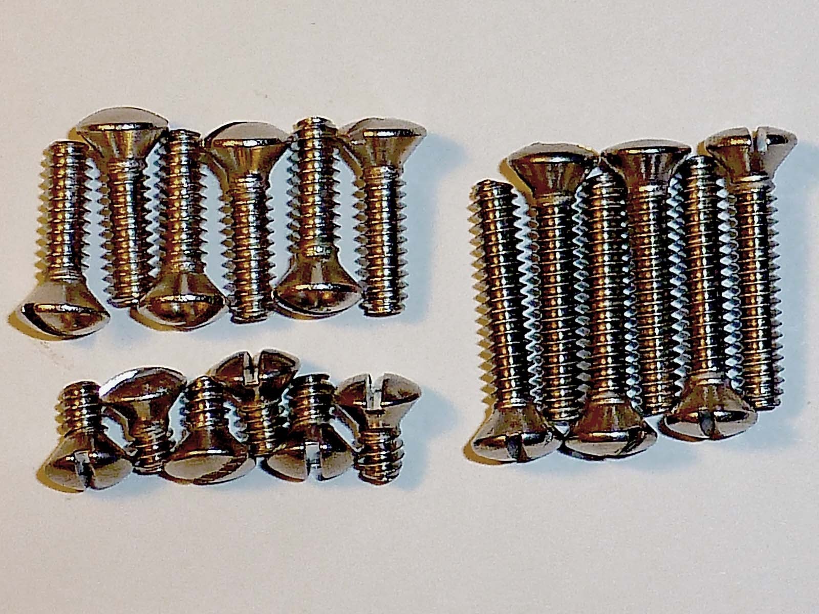 Switch Plate and Outlet Plate Screws • 18 Pieces No Rust Stainless Steel