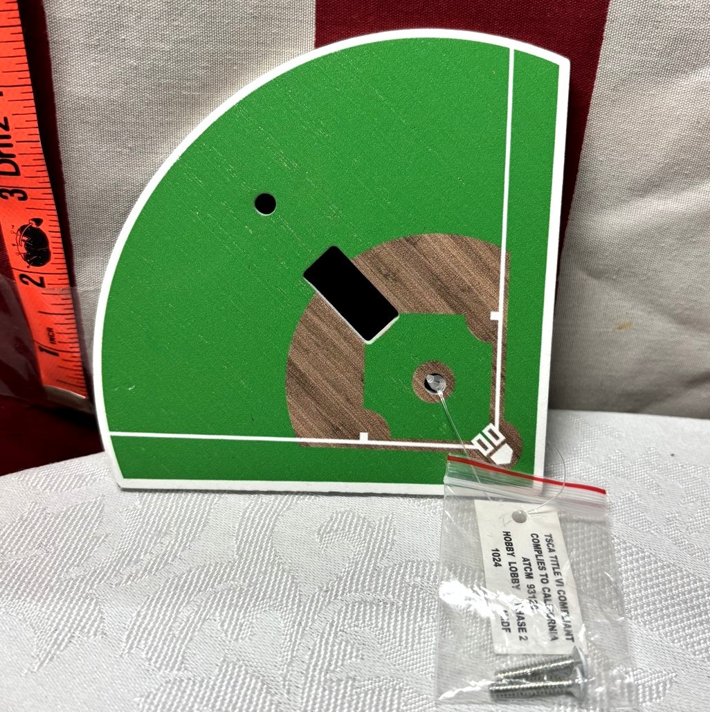 BASEBALL FIELD single light switch plate cover Hobby Lobby sports room decor