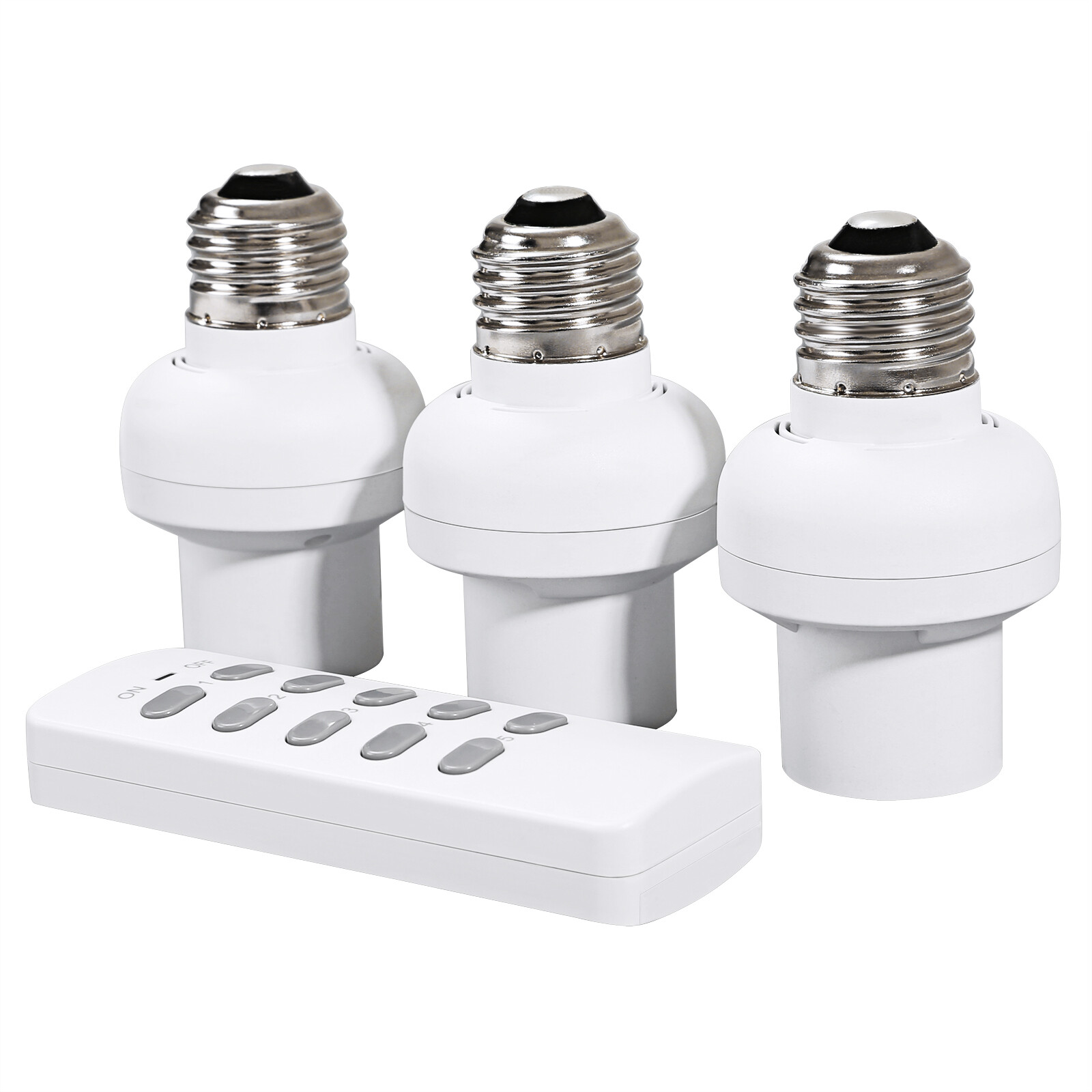 DEWENWILS Remote Control Bulb Socket E26 E27 Wireless Light Switch Kit