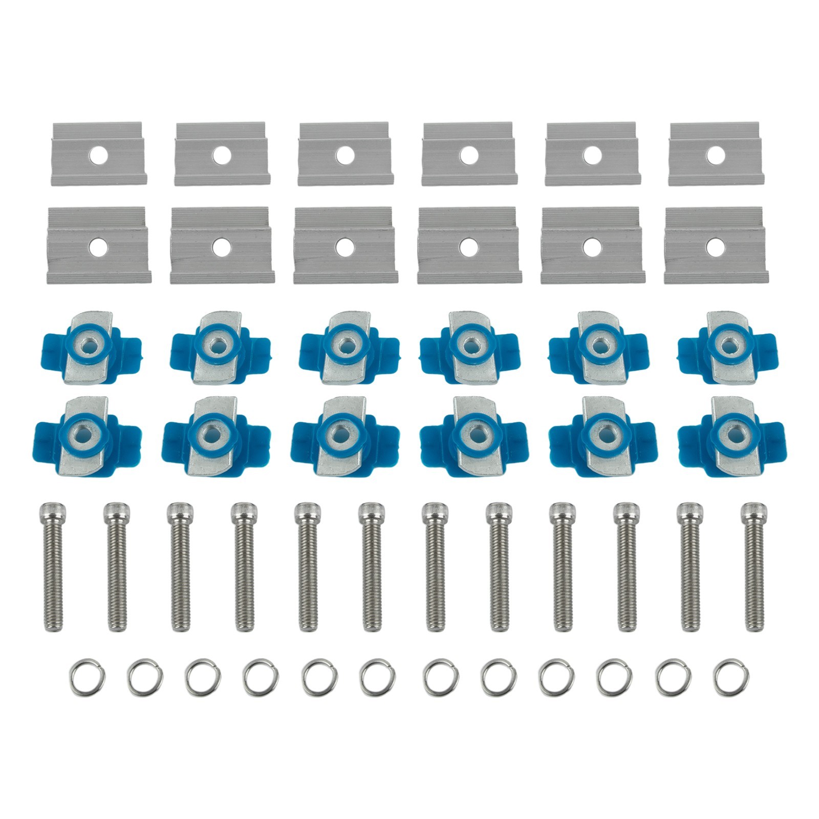 Practical Bracket Solar Panel Module Aluminium Alloy Clamps End /Middle Clip