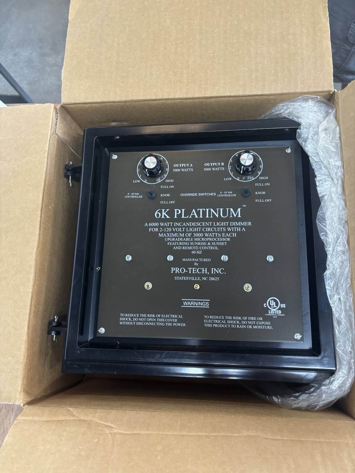 Pro Tech Inc 6K Platinum Light Dimmer