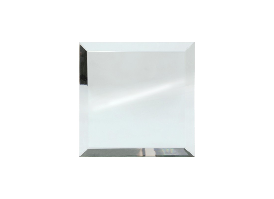 FHC BVM4C3 3″ x 3″ Square All Sides Beveled Clear Mirror