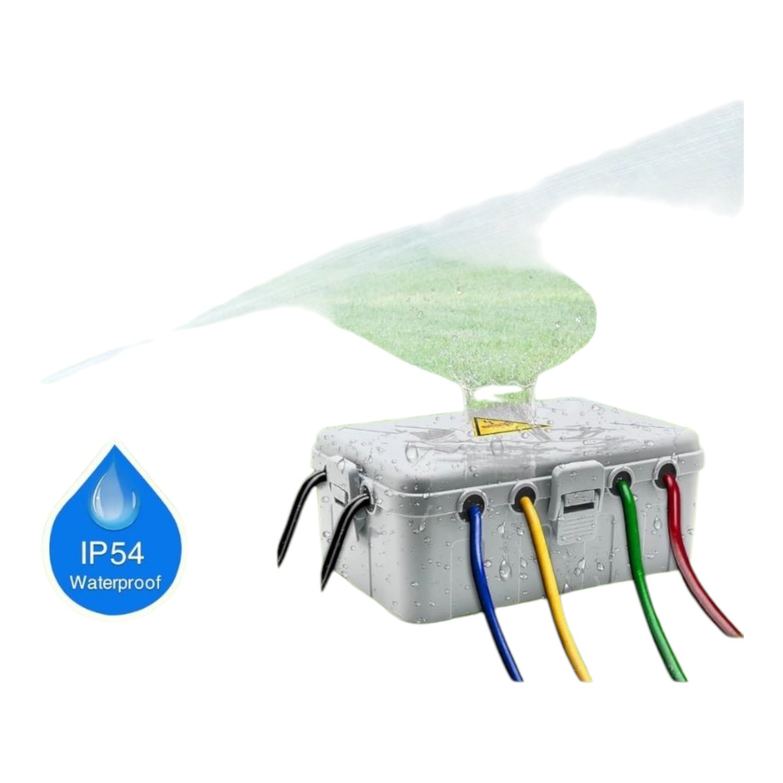 Luckyamzn Large Outdoor Electrical Box 1-Gang 12.5×8.5×5 IP54 Waterproof Outdoor