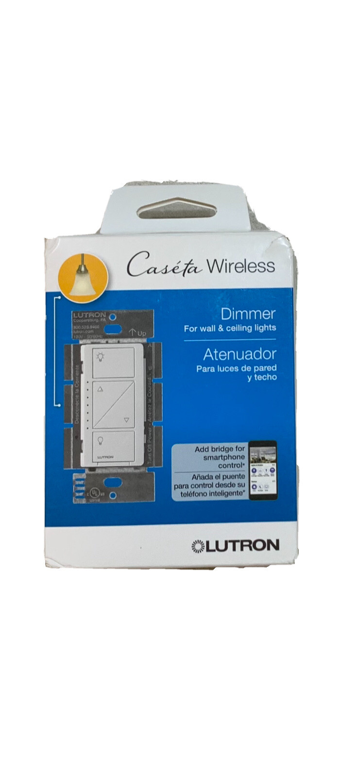 Lutron Casseta Dimmer Switch – White