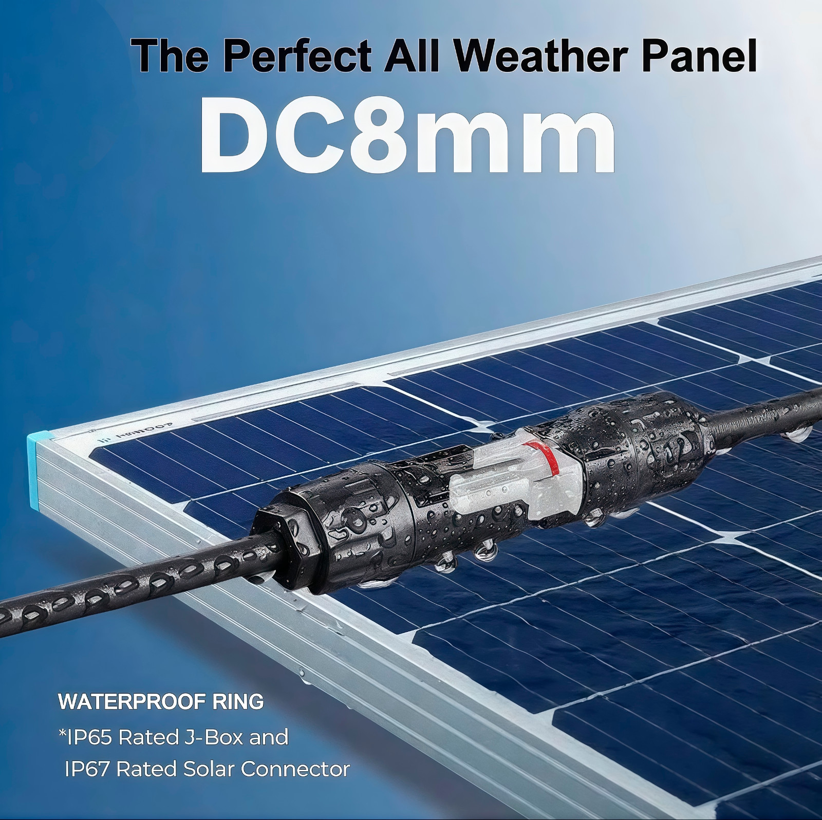 16.5FT Solar Cable with Panel Connector For Westinghouse iGen300s,iGen600s
