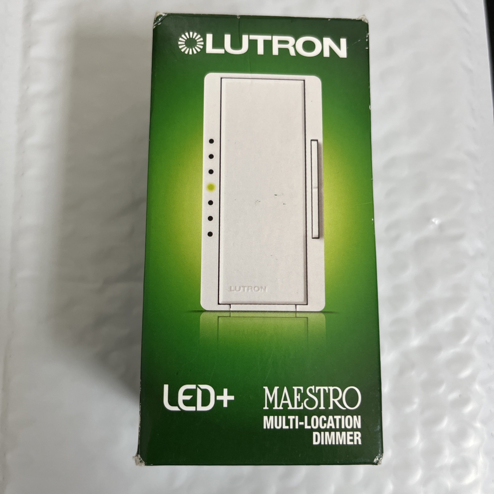 Lutron Maestro LED+ Dimmer Switch for Dimmable LED Bulbs, 150W/Single-Pole