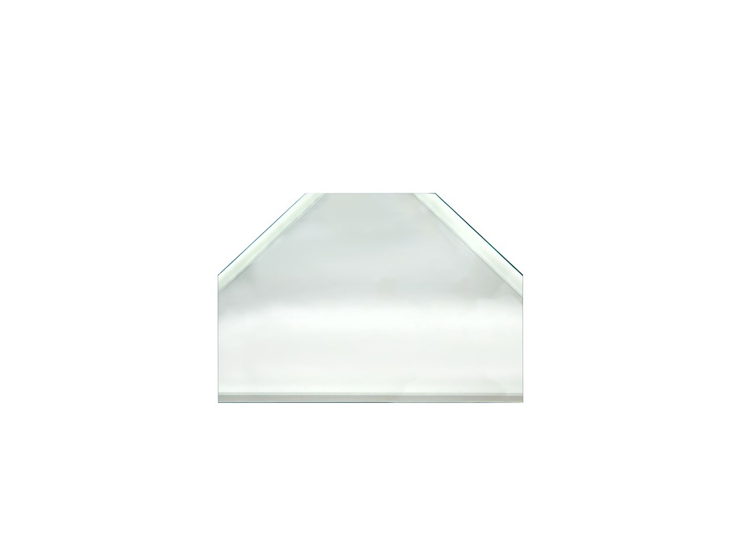 FHC BVM2T3 3″ T-Connect 3 Sides Beveled Clear Glass Mirror