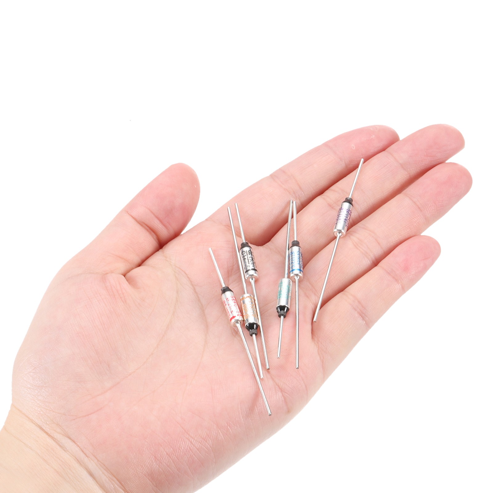 5 Pcs 10A 250V 113C Thermal Fuse 4x11mm Thermal Cutoffs