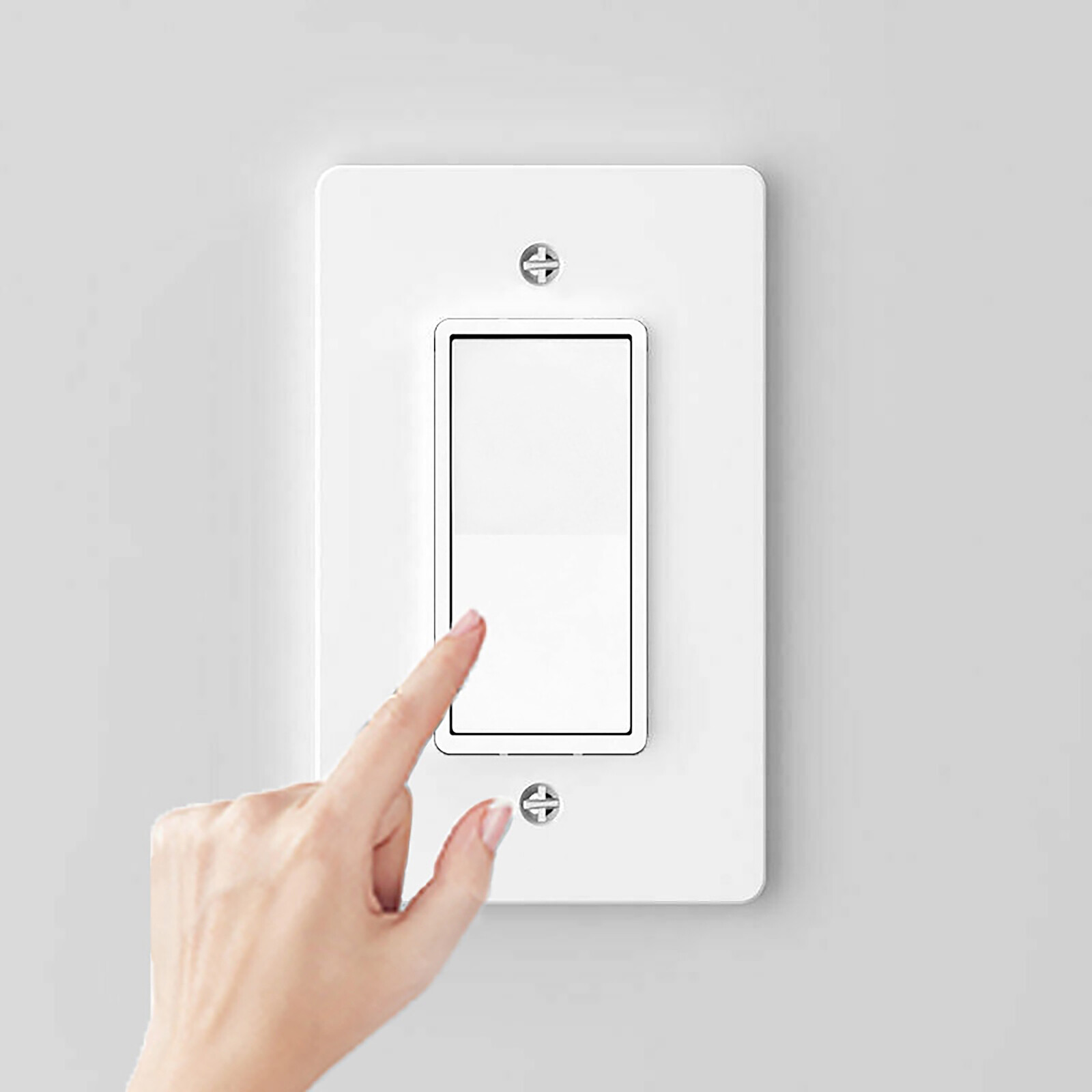 15Amp 120/277 Volt Decora Rocker Single-Pole Light Switch Wall White UL 100 Pack