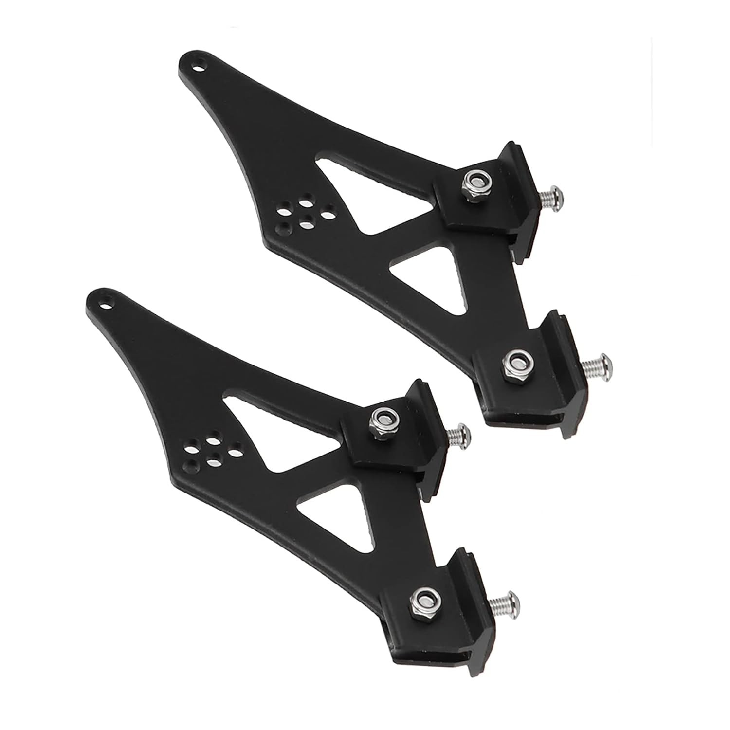 Universal Car Spoiler Mounting Brackets 11cm/4.3in – CNC Aluminum Alloy Rear Win