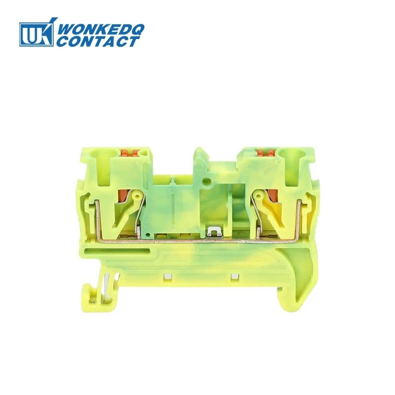 10Pcs PT 2.5 Push-in Terminal 2.5mm² Cable Electrical Connector DIN Rail Termina