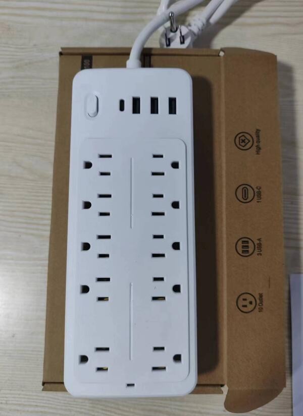 14-in-1 Protector Power Strip With USB Ports 3.9 Ft Cord Multifunctio