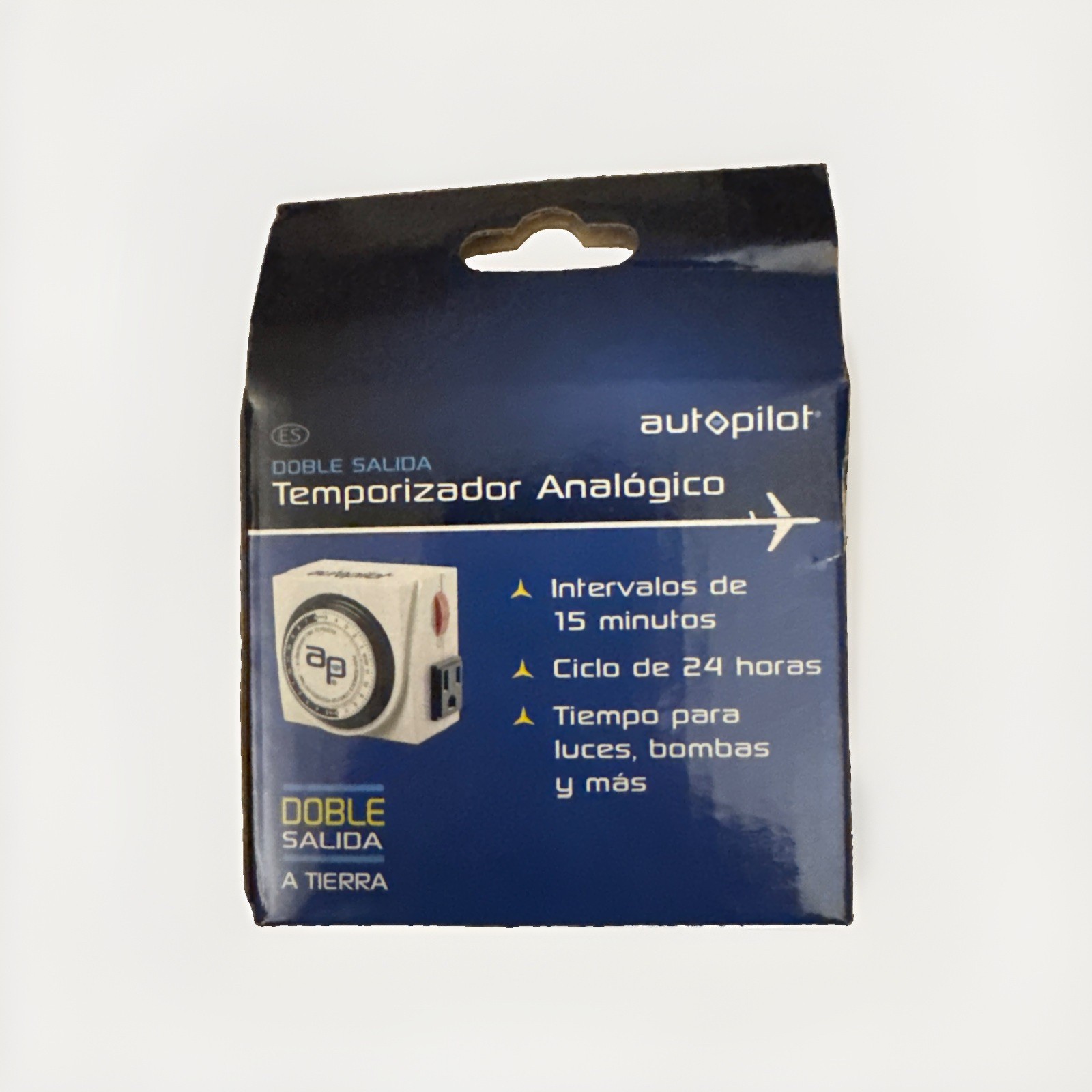 Autopilot Dual Outlet Analog Timer (1875 Watts At 15 Amps, 125 Volts) Brand New