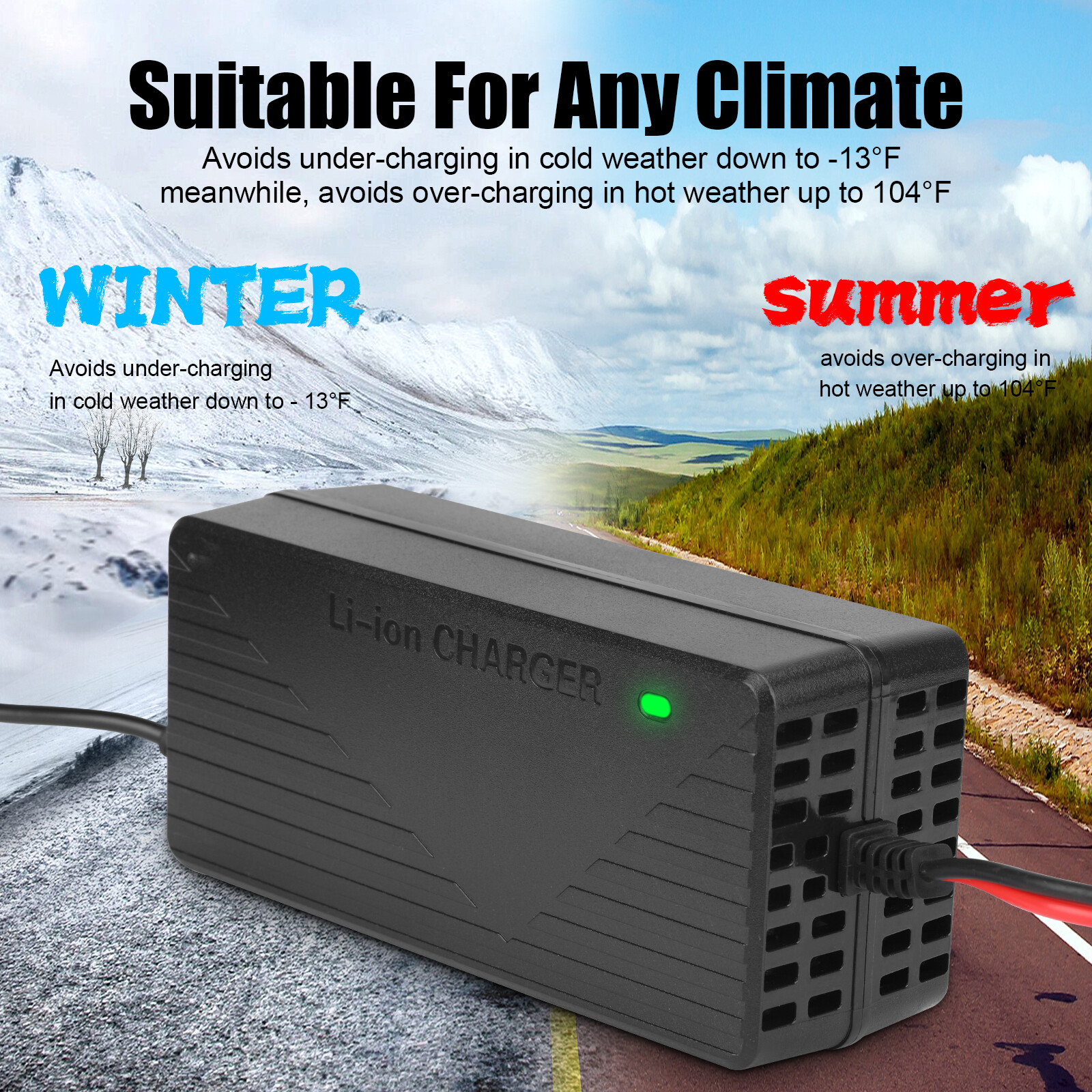 12V 60Ah LiFePO4 Lithium Battery with Charger, Deep Cycle, for Trolling Motor