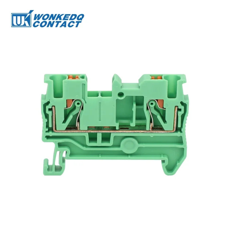 10Pcs PT 2.5 Push-in Terminal 2.5mm² Cable Electrical Connector DIN Rail Termina