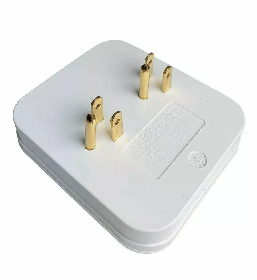 New 6 Outlet Power Block Heavy Duty Multi Electric 3 Prong 15A, 125V, 60Hz 1875W