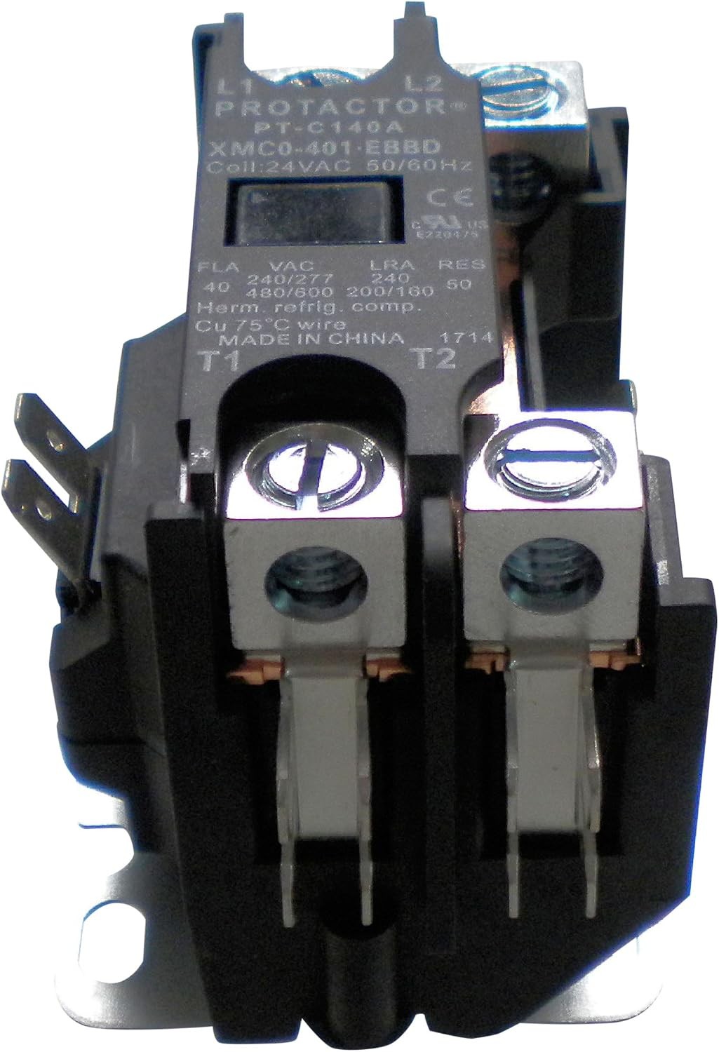 1 Pole 40 AMP Heavy Duty AC Contactor Replaces Virtually All Residential 1 Pole