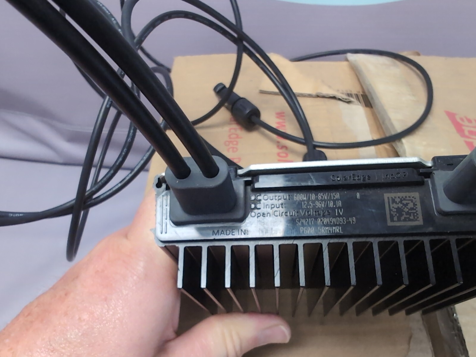 SolarEdge X 10 Solar Optimizer P600-5RM4MRL 600W X 10 Units
