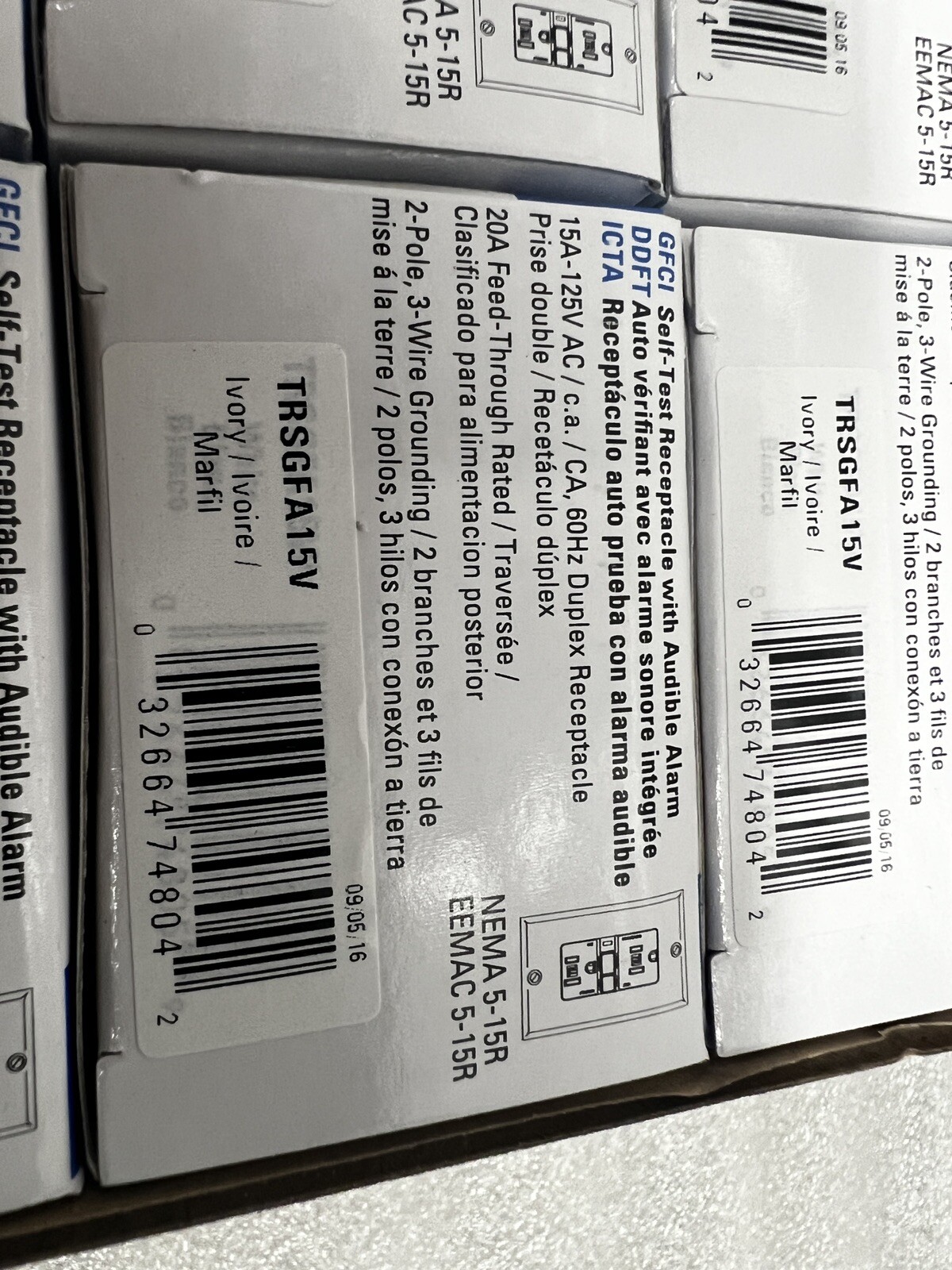 Eaton TRSGFA15V Surge Protection Devices – Box of 10 New in Box!